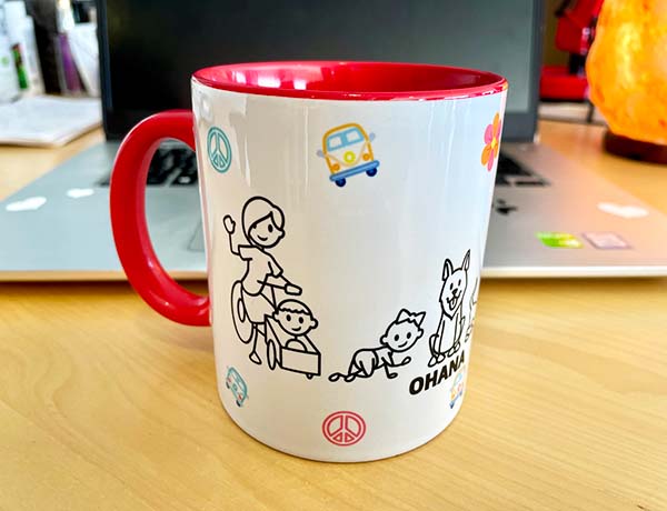 Diseña una taza personalizada en línea para tu hijo o para tu pareja